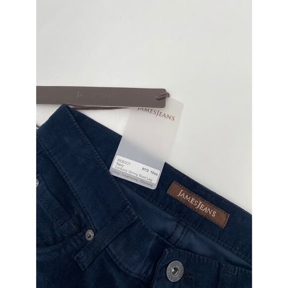 James Jeans Reboot 25 Navy Corduroy Skinny Boot Leg Stretch - Picture 5 of 9